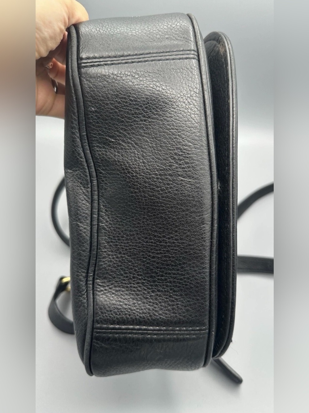 Marc Jacobs Crossbody Bag Black Leather Empire City Mini - Picture 7 of 11